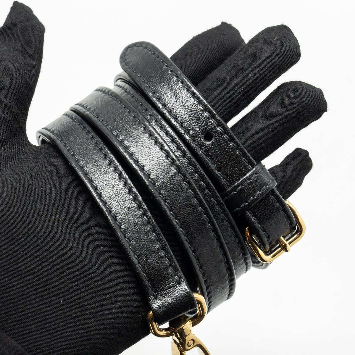 MIU MIU ARCADIE MATELASSE NAPPA BAG BLACK GHW