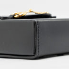 GUCCI 1955 HORSEBIT MINI CROSSBODY BAG CALFSKIN BLACK GHW