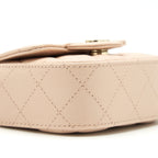 CHANEL 22C MINI FLAP VANITY CAVIAR LIGHT PINK LGHW