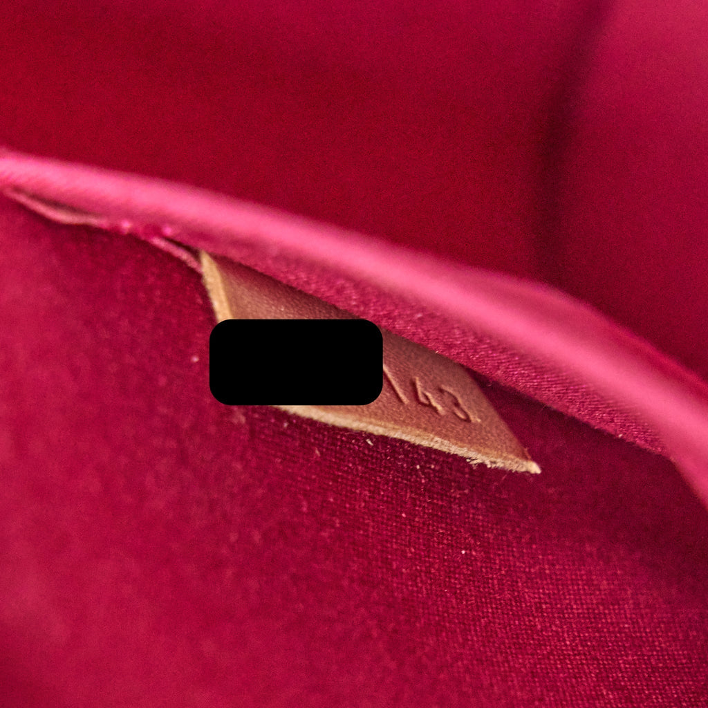 LOUIS VUITTON ALMA BB MONOGRAM VERNICE PINK GHW