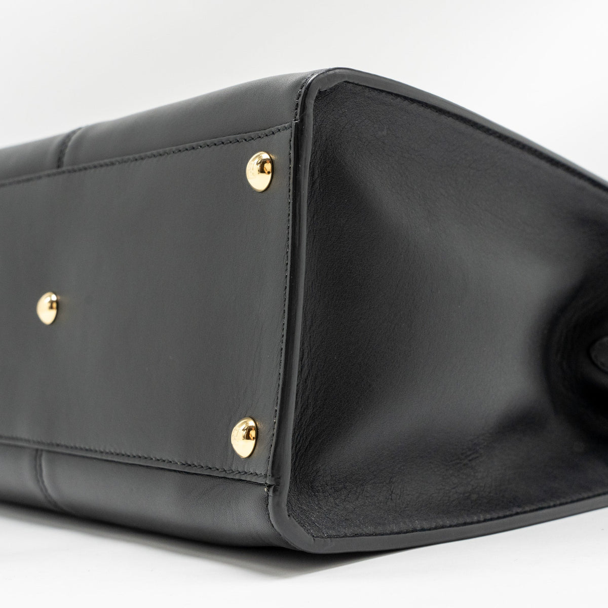 FENDI PEEKABOO X-LITE MEDIUM CALFSKIN BLACK GHW