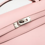 HERMES KELLY POCHETTE SWIFT ROSE SAKURA SHW