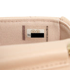 CHANEL 22C MINI FLAP VANITY CAVIAR LIGHT PINK LGHW