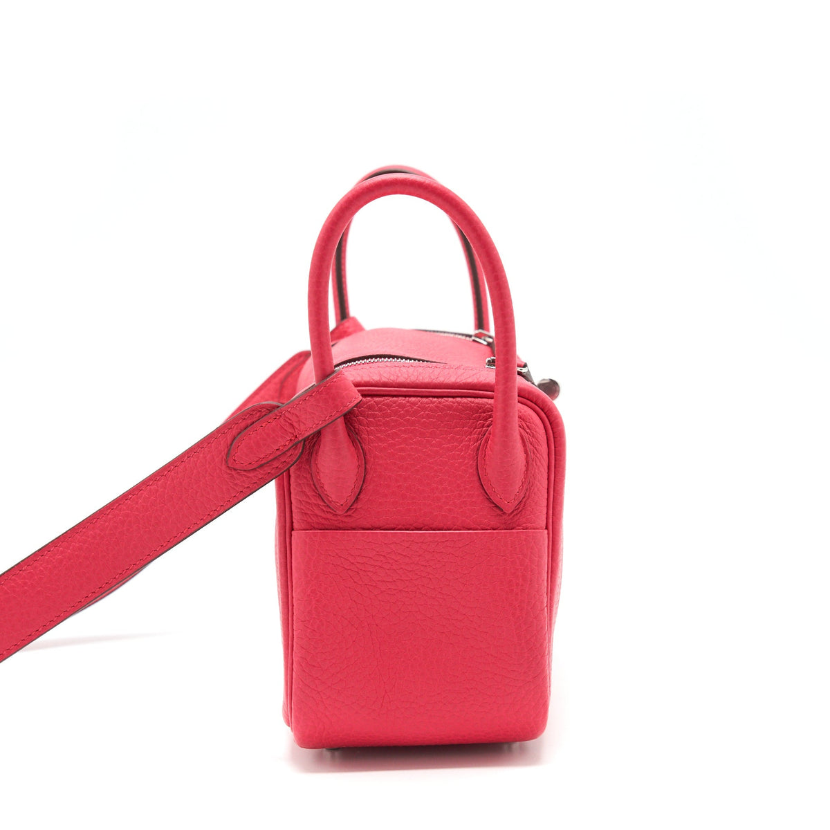 Hermes Mini Lindy Rose Extreme SHW