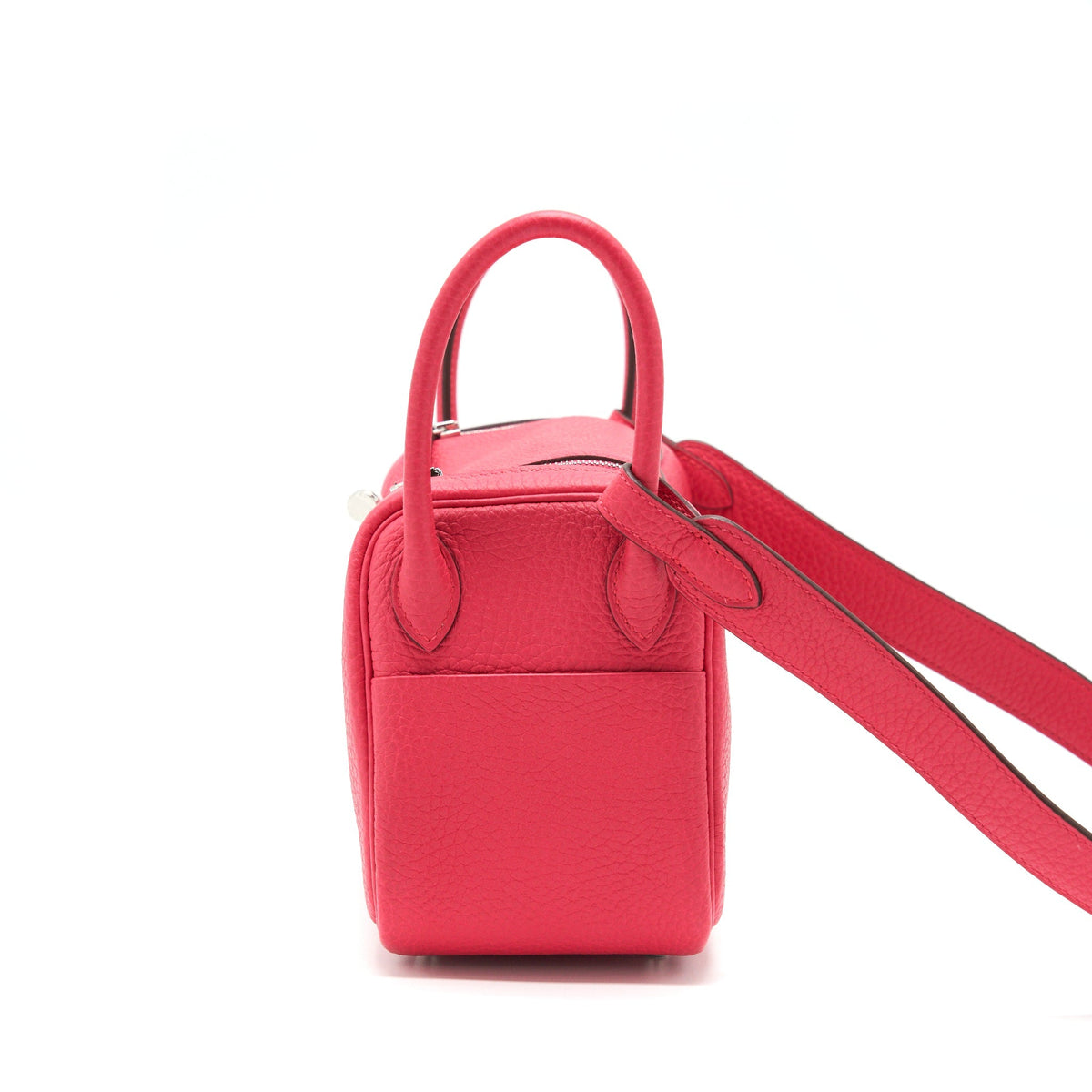 Hermes Mini Lindy Rose Extreme SHW
