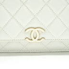 CHANEL 21C WALLET ON CHAIN LIMIT EDITION CAVIAR WHITE LGHW