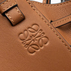 LOEWE MINI HAMMOCK DRAWSTRING BAG CALFSKIN TAN SHW