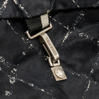 Chanel vintage old travel line backpack nylon black SHW