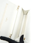 CHANEL 21C WALLET ON CHAIN LIMIT EDITION CAVIAR WHITE LGHW