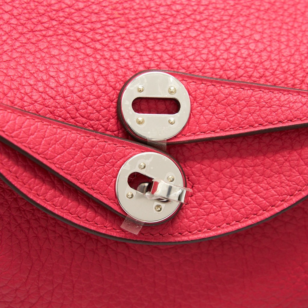 Hermes Mini Lindy Rose Extreme SHW