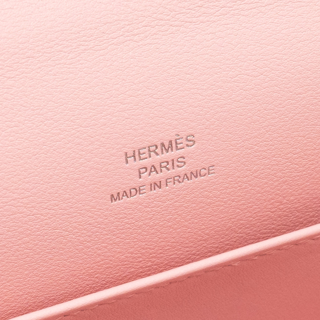 HERMES KELLY POCHETTE SWIFT ROSE SAKURA SHW