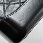 CHANEL SMALL GABRIELLE HOBO BAG AGED CALFSKIN BLACK MULTICOLOUR HARDWARE