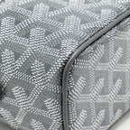 Goyard Muse Nano Vanity Case Goyardine Canvas / Leather Grey SHW