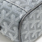 Goyard Muse Nano Vanity Case Goyardine Canvas / Leather Grey SHW