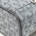 Goyard Muse Nano Vanity Case Goyardine Canvas / Leather Grey SHW