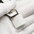HERMES PICOTIN 18 LOCK BAG CLEMENCE NEW WHITE SHW