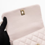 CHANEL SMALL COCO HANDLE CAVIAR LIGHT PINK LGHW