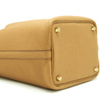HERMES PICOTIN 18 LOCK BAG CLEMENCE BISCUIT GHW