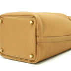 HERMES PICOTIN 18 LOCK BAG CLEMENCE BISCUIT GHW