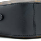 LOUIS VUITTON CROSSBODY CAMERA BAG MONOGRAM CANVAS/BLACK LEATHER GHW