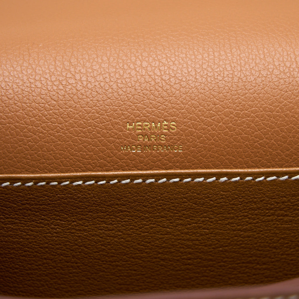Hermes Mini Roulis Evercolor Gold LGHW