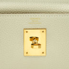 Hermes Kelly 28 Togo Craie GHW