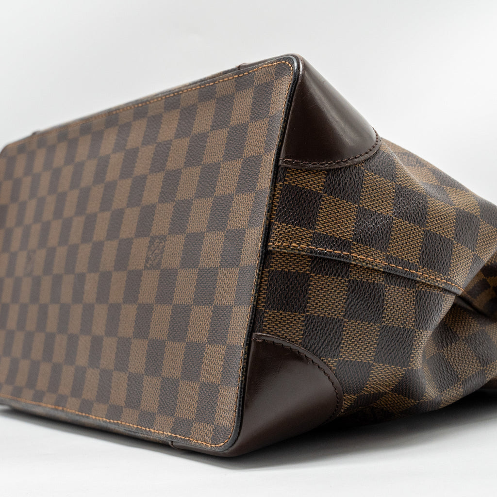 LOUIS VUITTON HEMPSTEAD TOTE BAG DAMIER EBENE GHW