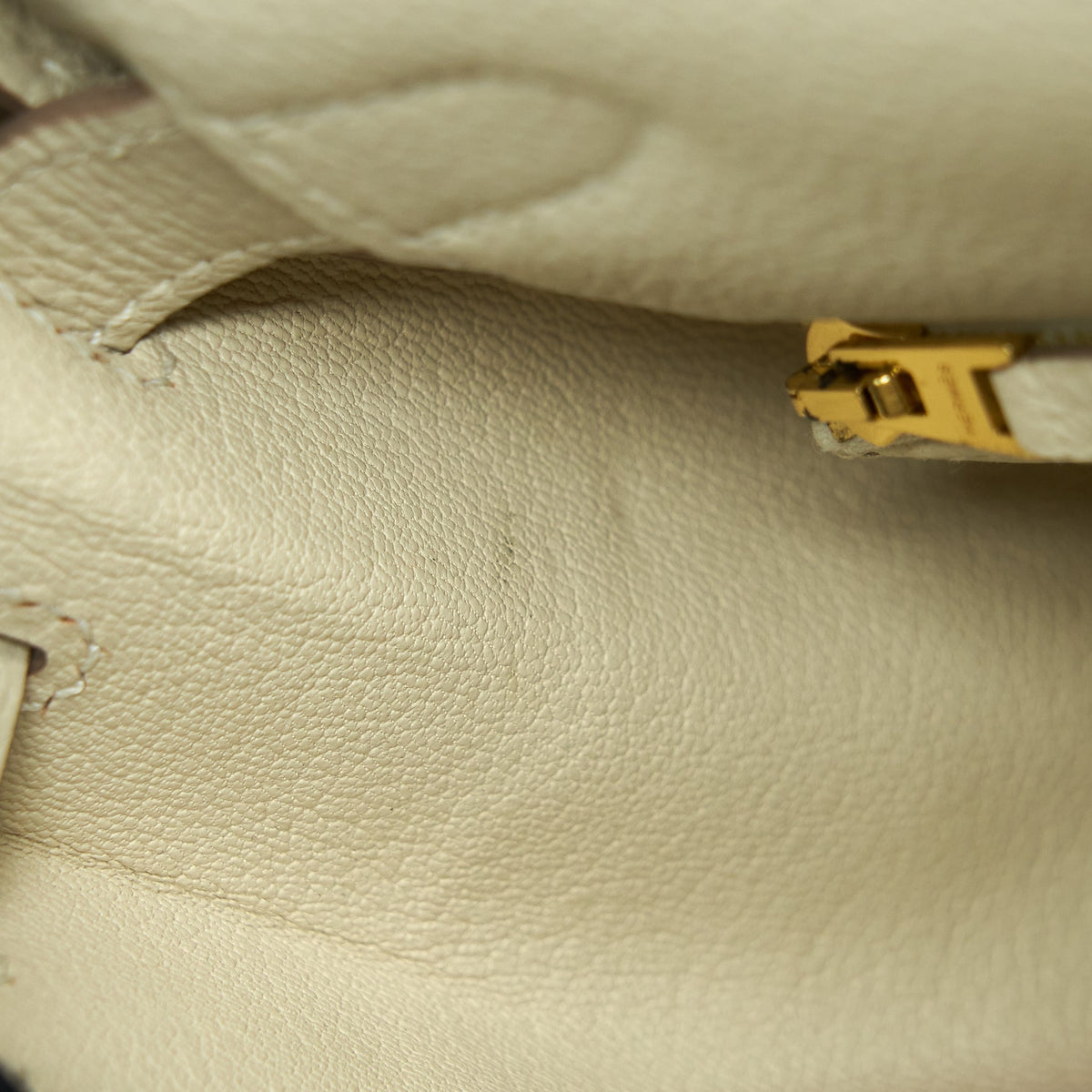 Hermes Kelly 28 Togo Craie GHW