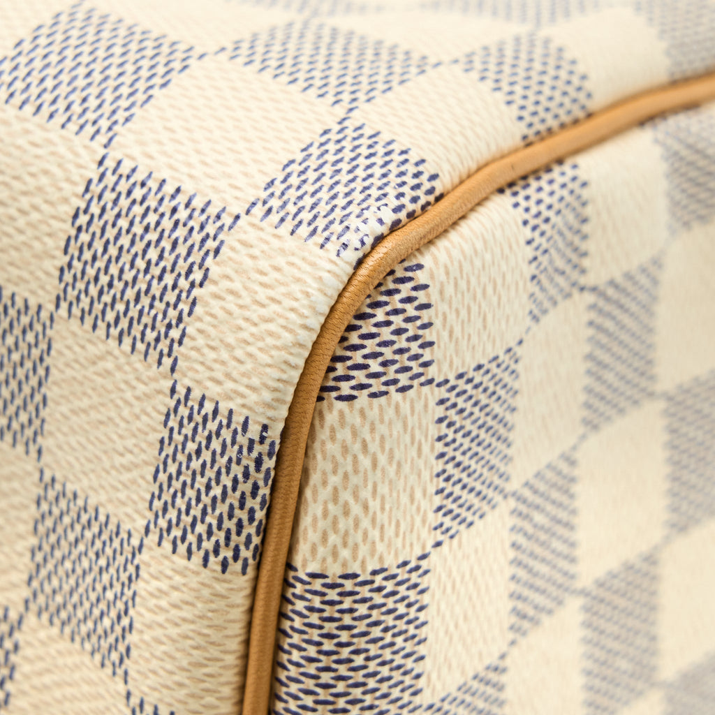LOUIS VUITTON SPEEDY 30 DAMIER AZUR CANVAS GHW