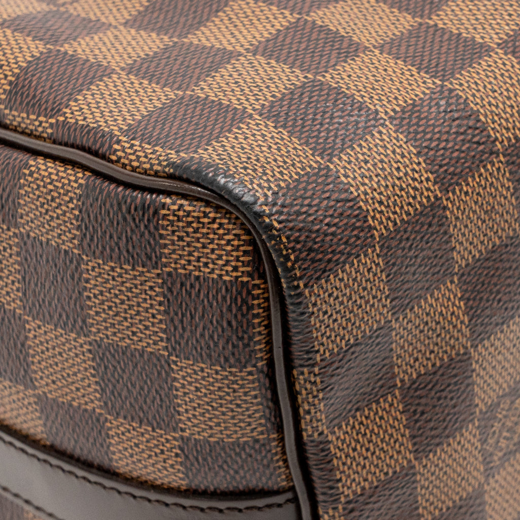 LOUIS VUITTON Speedy Bandoliers 25 Damier Ebene Canvas GHW