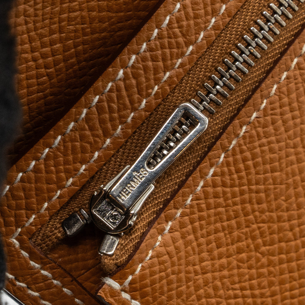 Hermes Bearn Compact Wallet Epsom Gold SHW