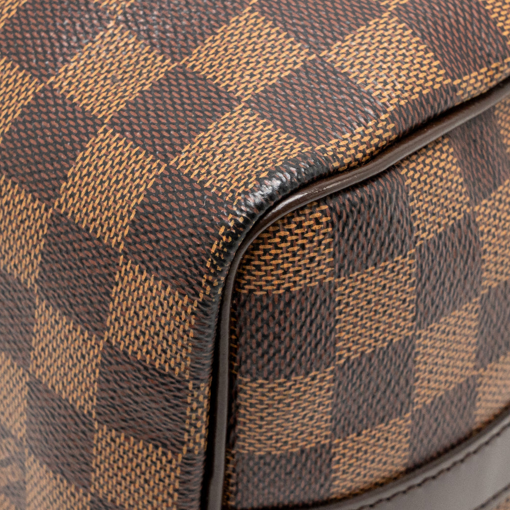 LOUIS VUITTON Speedy Bandoliers 25 Damier Ebene Canvas GHW