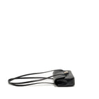 Chanel Preppy Coco Clutch with Leather Strap Caviar Black GHW (Microchip)