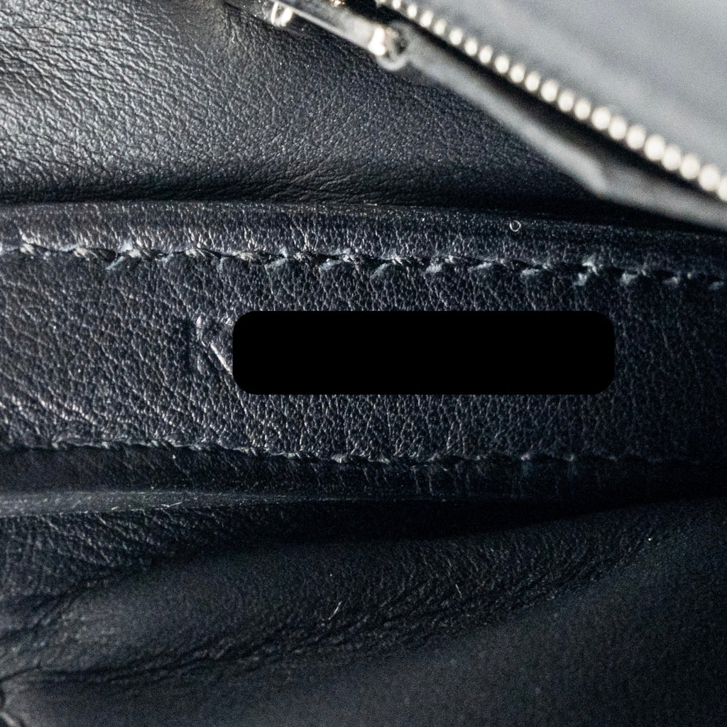 Hermes Mini 24/24 2424-21 Bag Volupto/ Swift Black SHW