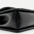 CHANEL GOLD CRUSH FLAP BAG CALFSKIN BLACK GHW (MICROCHIP)