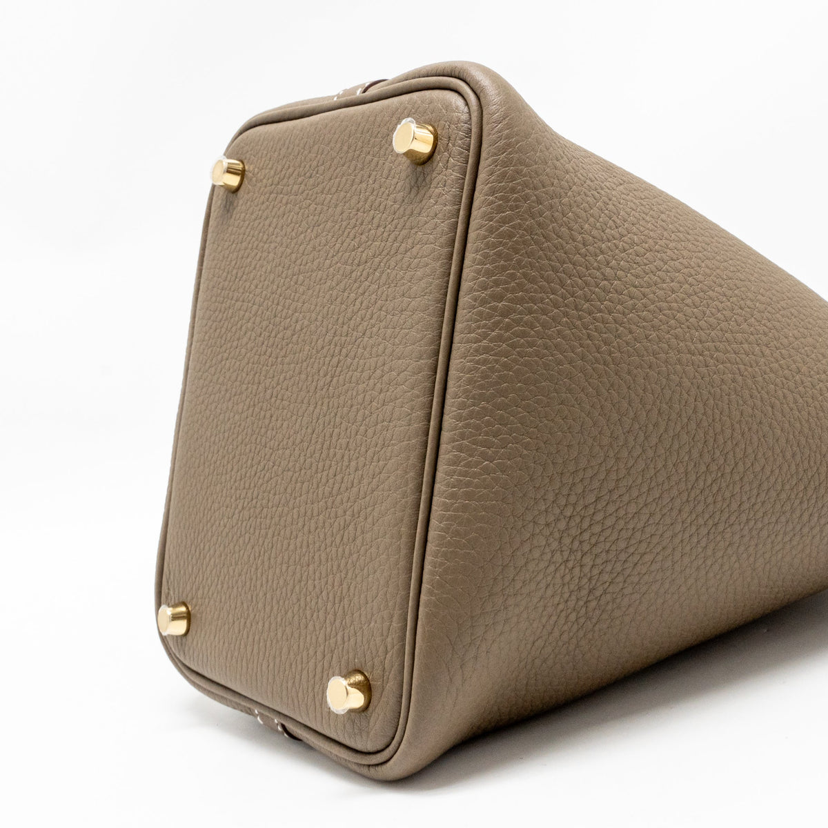 Hermes picotin 18 lock bag clemence etoupe GHW