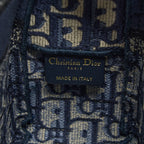 DIOR SMALL DIORCAMP BAG BLUE OBLIQUE EMBROIDERY LGHW