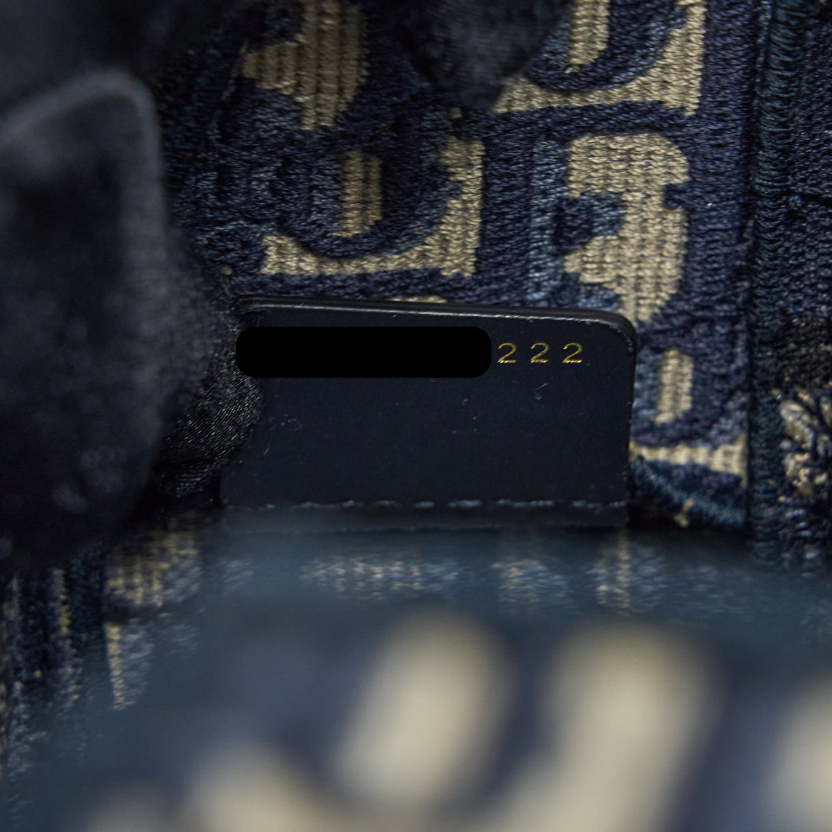 DIOR SMALL DIORCAMP BAG BLUE OBLIQUE EMBROIDERY LGHW