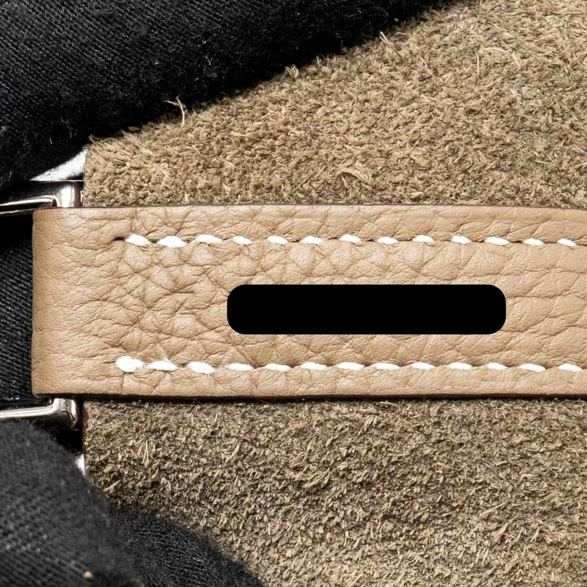 HERMES Picotin 22 Lock Bag Clemence Etoupe SHW