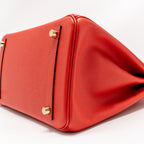 Hermes Birkin 30 Epsom S5 Rouge Tomate GHW