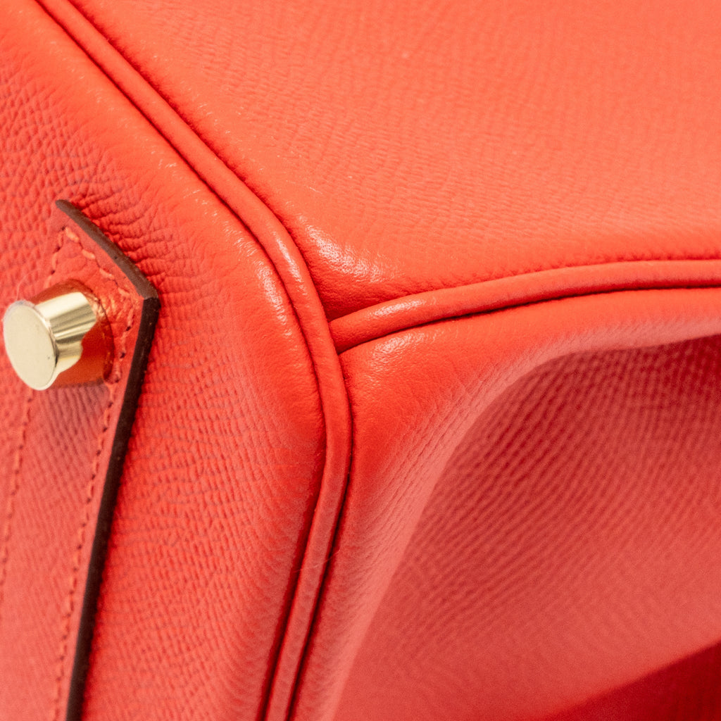 Hermes Birkin 30 Epsom S5 Rouge Tomate GHW
