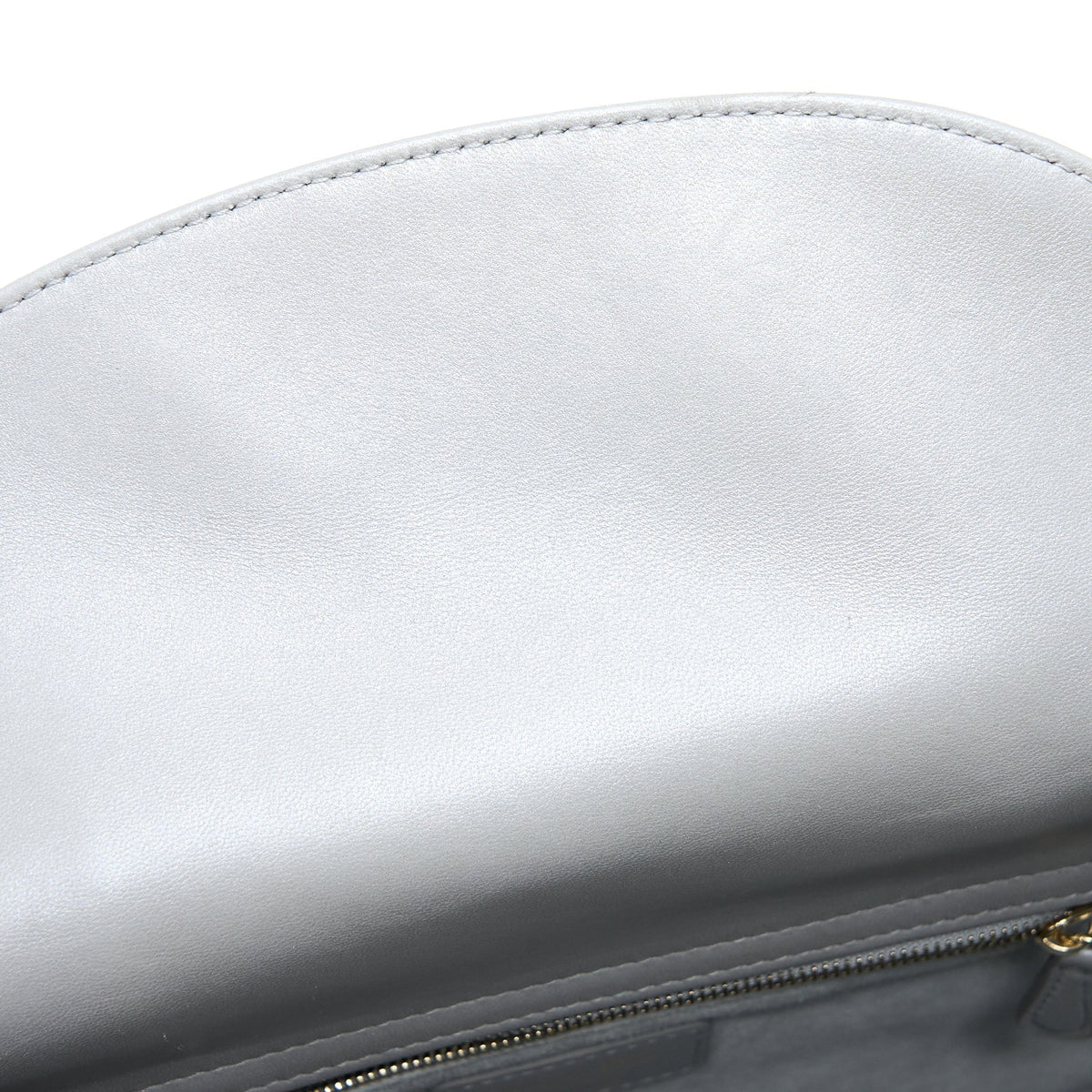 DIOR MEDIUM LADY DIOR LAMBSKIN GREY LGHW