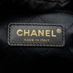 CHANEL SMALL 22 BAG SHINY CALFSKIN BLACK GHW (MICROCHIP)