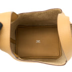 Hermes Picotin 18 Lock Bag Clemence 4b Biscuit SHW