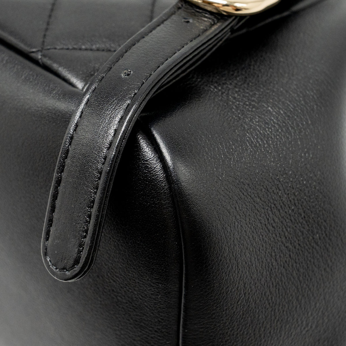 CHANEL MINI DUMA BACKPACK CALFSKIN BLACK LGHW (MICROCHIP)