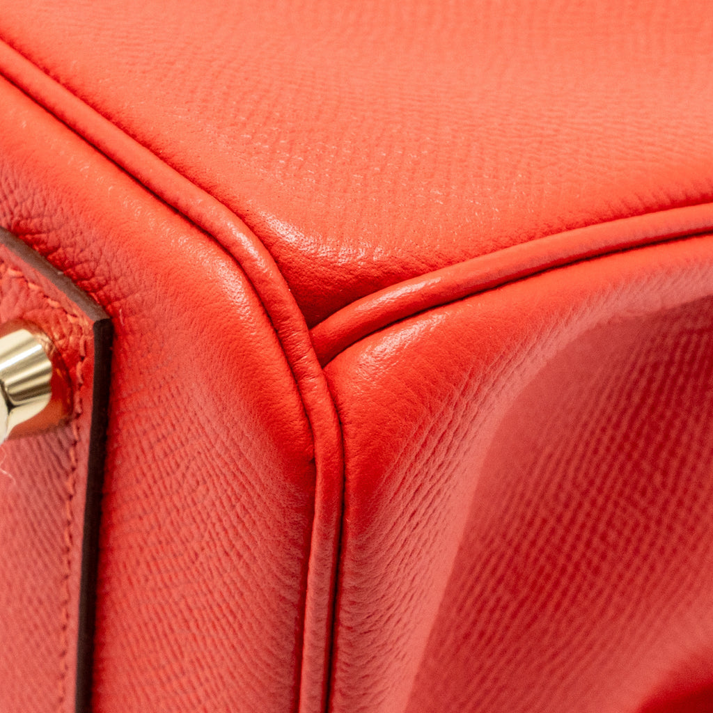 Hermes Birkin 30 Epsom S5 Rouge Tomate GHW