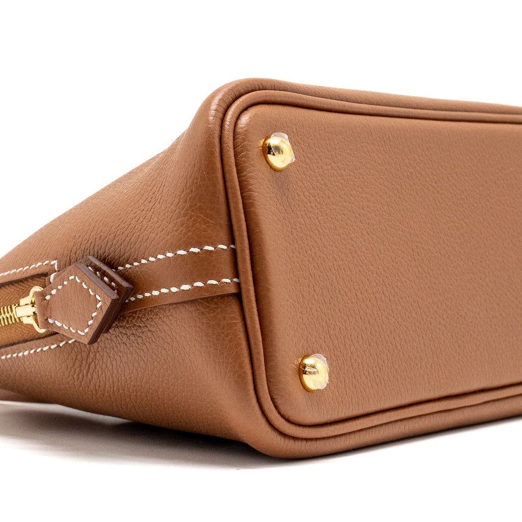 Hermes Mini Bolide evercolor gold GHW