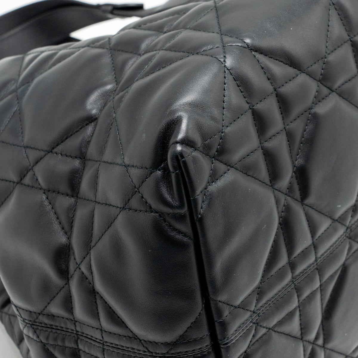 Dior Large Dior Toujours Bag Macrocannage Calfskin Black LGHW