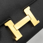 Hermes Mini Constance Epsom Black GHW