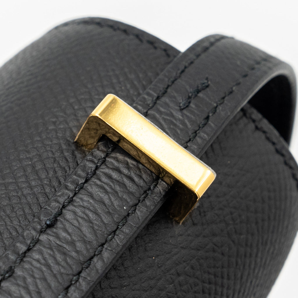 Hermes Mini Constance Epsom Black GHW